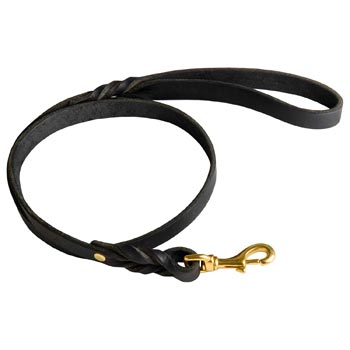 Best Training English Bulldog Leash with Braided Details on Opposite Sides