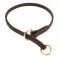 English Bulldog Leather Choke Collar Effective Training