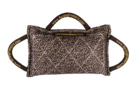 Synthetic "French Linen" Dog bite pad with 3 handles