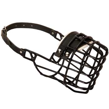 Winter Air Flow Metal Rubber Processed English Bulldog  Muzzle