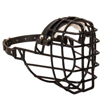 Wire Antifreeze English Bulldog Muzzle for Winter Training Walking